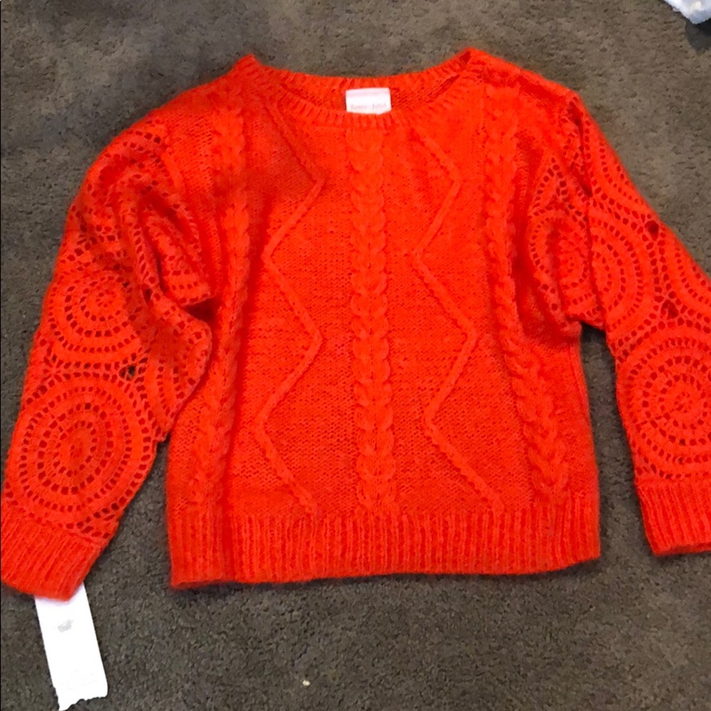 Romeo and Juliet Couture Hand knit sweater